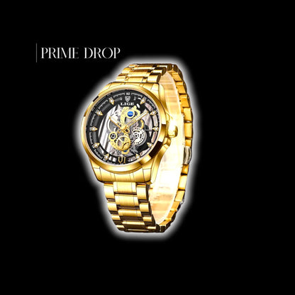 For classic elegance LIGE Skeleton Dial 2024