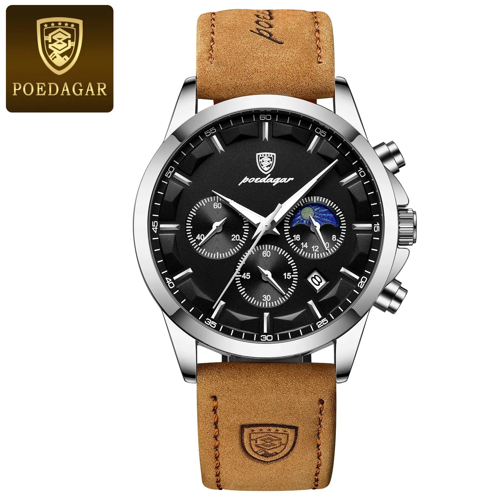 FREE POEDAGAR Luxury Leather Watch - Prime Drop