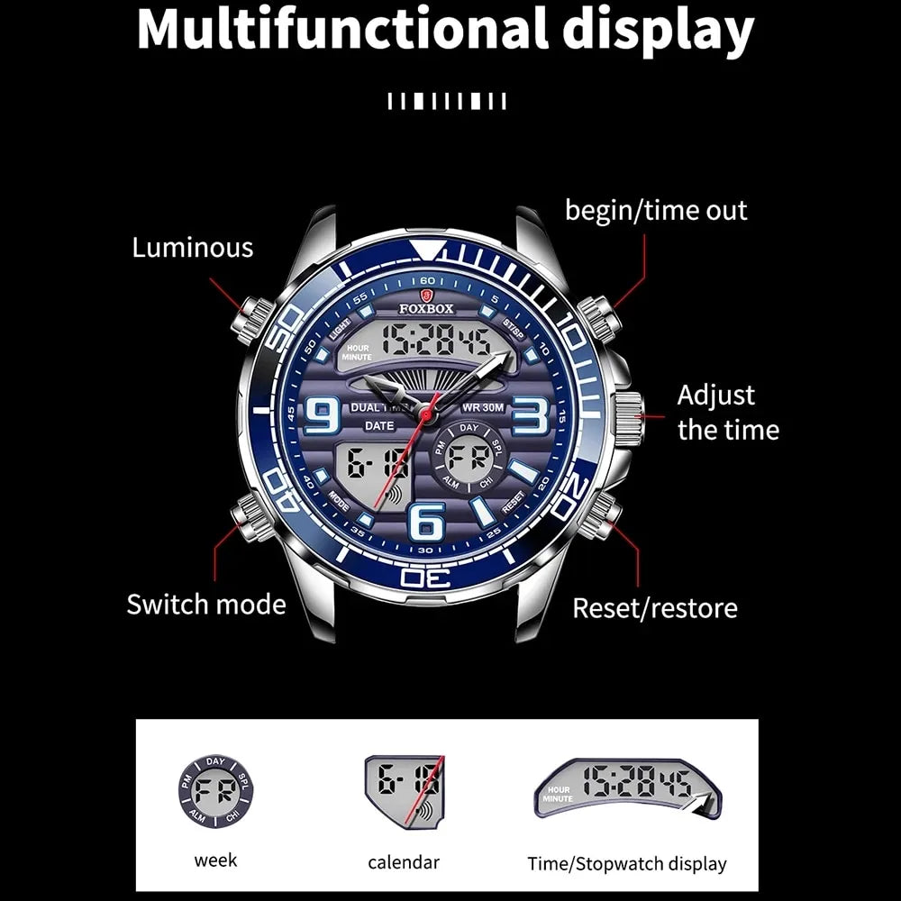 FOXBOX DIGITAL LUXURY WATCH - Prime Drop