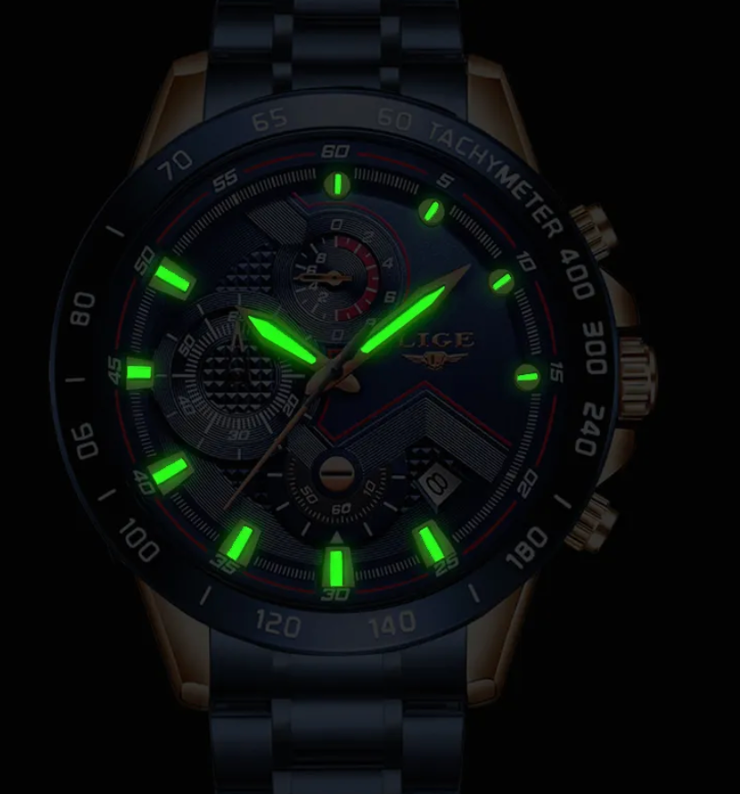 New 2023 Luxury Fashion Sport LIGE Wristwatch - Prime Drop