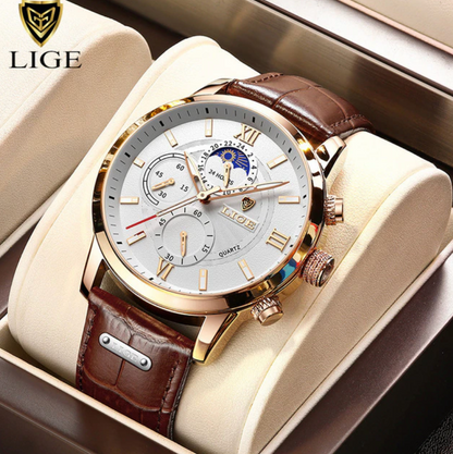 Leather Casual Wristwatch - Prime Drop