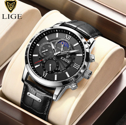 Leather Casual Wristwatch - Prime Drop