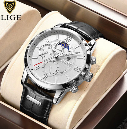 Leather Casual Wristwatch - Prime Drop