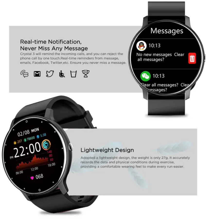 LIGE Smart Watch - Prime Drop