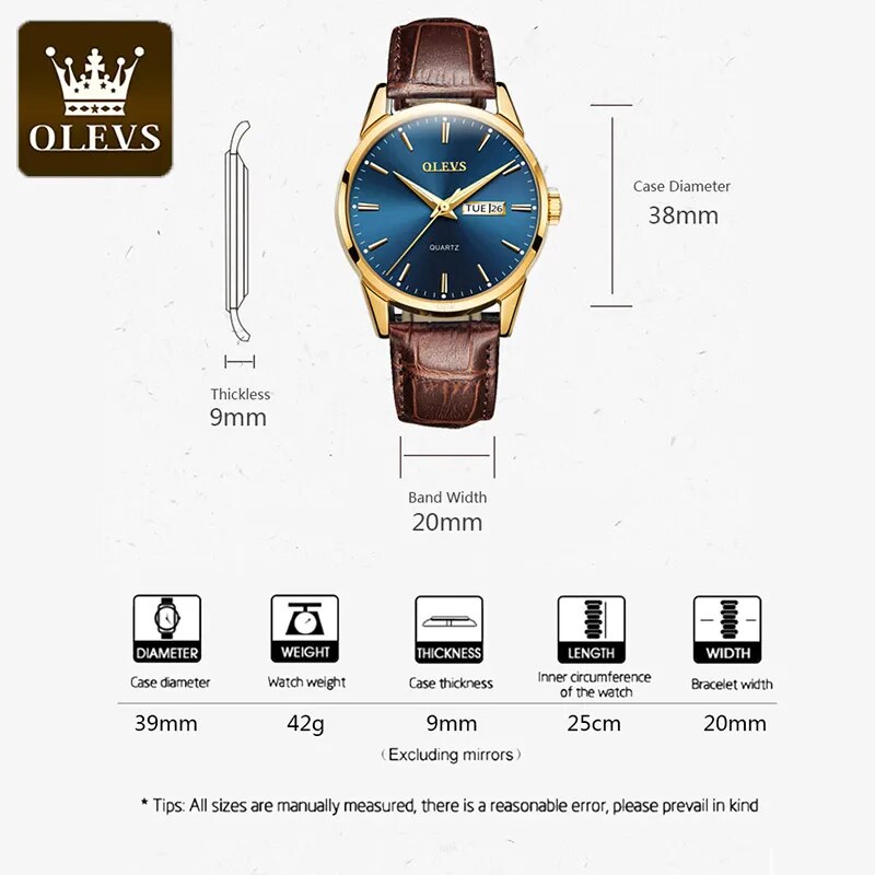 OLEVS MENS FASHION WATCH - Prime Drop